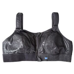 Shefit Ultimate Sports Bra High Impact Moisture Wicking Size Snakeskin Black XL